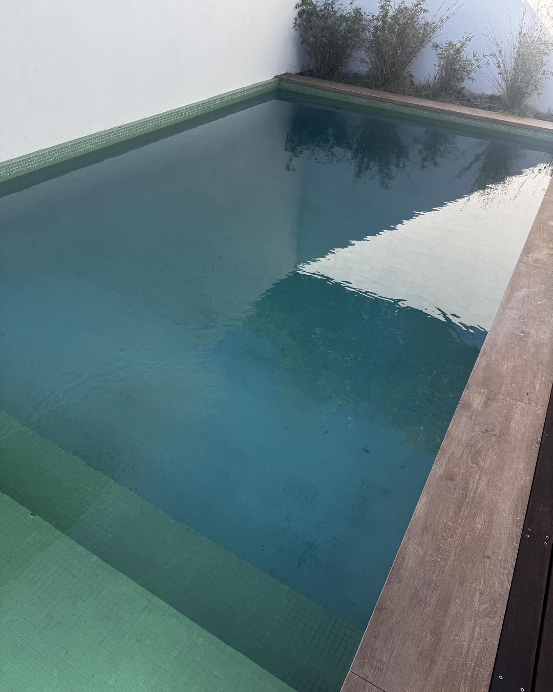 Freshly cleaned pool in wembley downs
