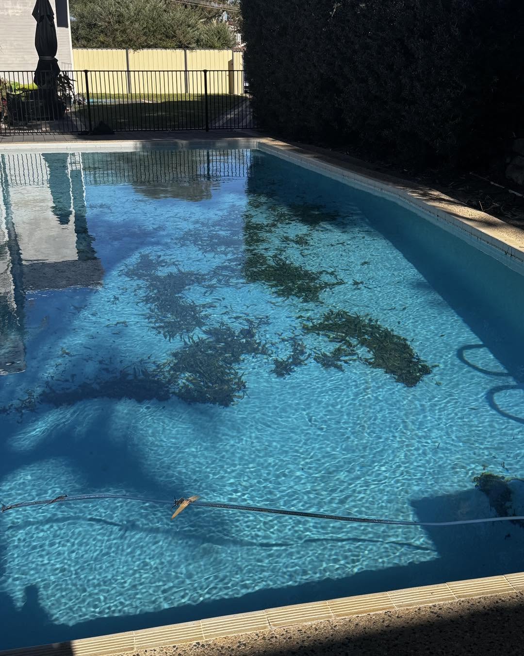 Dirty pool after storm